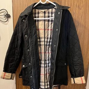 Burberry Black Spring Jacket Size Large